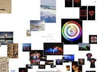 a collage of images with the word magic in the middle